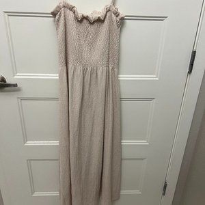 H&M Pale Pink Midi Dress